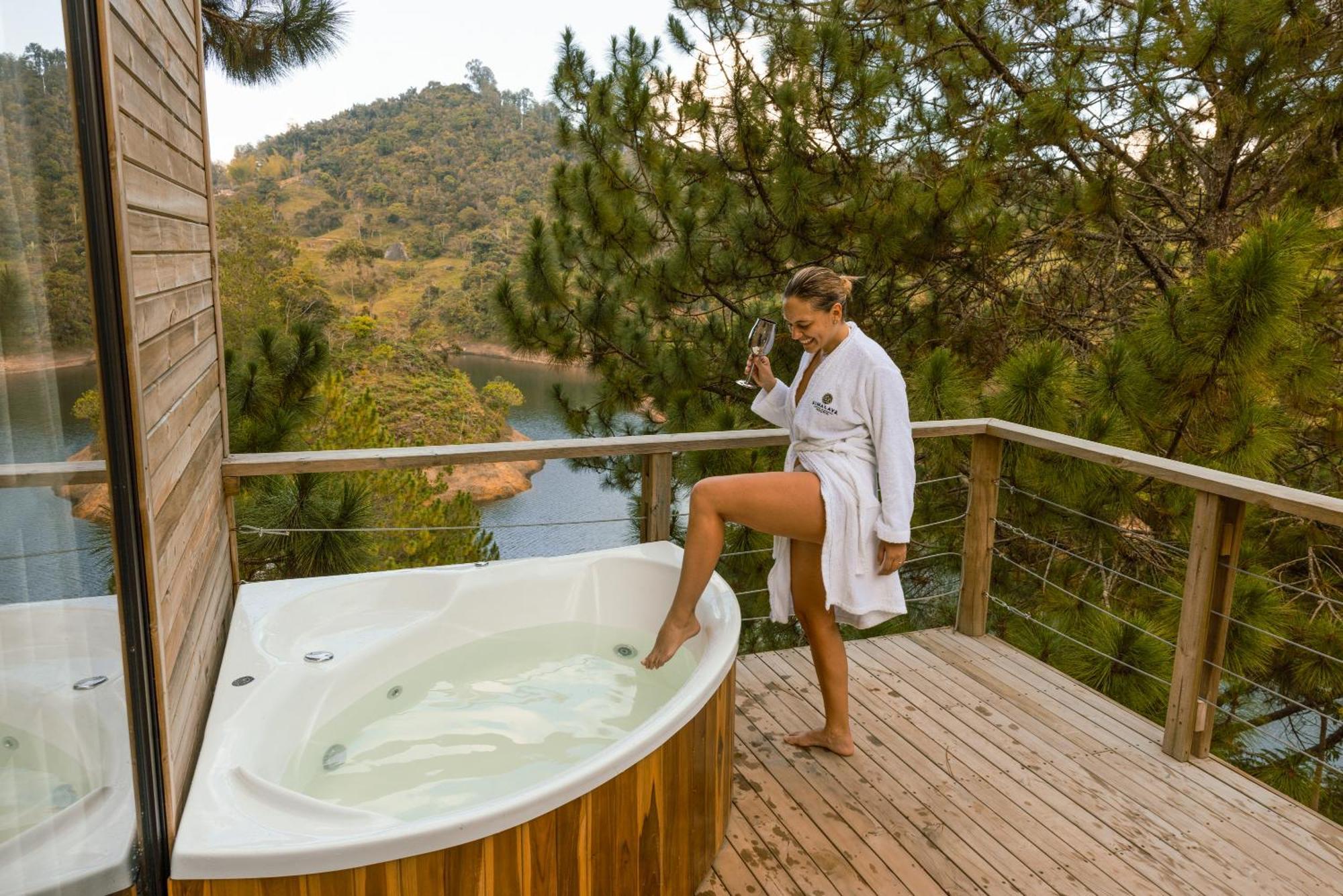 Cabanas Refugio Himalaya Guatapé Exteriér fotografie