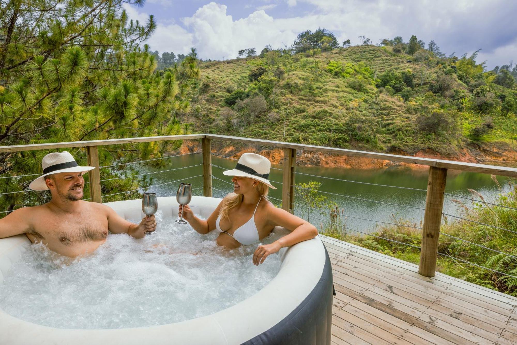 Cabanas Refugio Himalaya Guatapé Exteriér fotografie